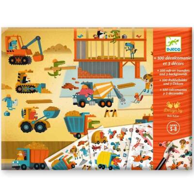 Djeco: Rubbelbilder für Kinder von 5-8J Asphalt