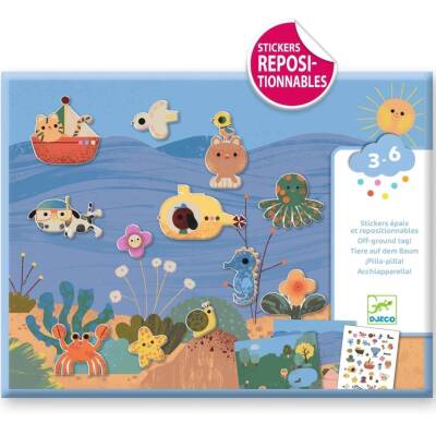 Djeco: Sticker Kreativset Sommer ab 3 Jahren