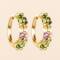 Muja Juma: Ohrringe Creolen 20mm Amethyst mixed