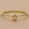 Muja Juma: Ring gold Chamomile Mondstein-Perle