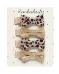 Rockahula: Haarclips kleine Schleifen Leopard 4 St.