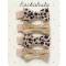 Rockahula: Haarclips kleine Schleifen Leopard 4 St.