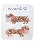 Rockahula: Haarclips Dackel Glitzer 2 Stück