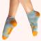 Powder: Bambus Socken Sneaker Damen Eichel blau