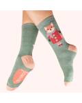 Powder: Bambus Socken Damen Cosy Fuchs Glitter