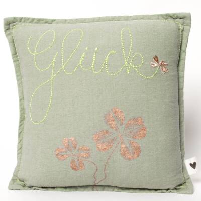 Good old friends: Mini Kissen Glück