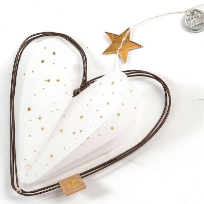 Good old friends:Winter Ornament Transparent Herz