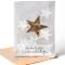 Good old friends: Weihnachtskarte Sterne Papierkunst
