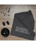 17;30: Geschirrtuch grau Der Abwasch kann warten
