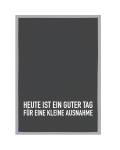 17;30: Geschirrtuch grau Ausnahmetag