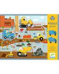 Djeco: Puzzle ab 3 Jahre Baustelle 12+5 Teile