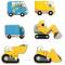 Djeco: Puzzle ab 3 Jahre Baustelle 12+5 Teile