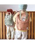 Lässig: Kinderrucksack Happy Prints Karamell Sqaure