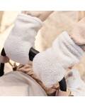 Kinderwagen-Handschuhe Teddy Natur Jollein