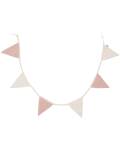 Wimpelkette fürs Kinderzimmer Wild Rose-Ivory 200cm