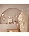 Wimpelkette fürs Kinderzimmer Wild Rose-Ivory 200cm