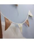 Wimpelkette fürs Kinderzimmer Biscuit-Ivory 200cm