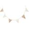Wimpelkette fürs Kinderzimmer Biscuit-Ivory 200cm