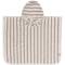 Jollein: Badeponcho Frottee Stripe oliv grün GOTS