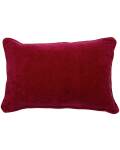Imbarro: Kissen Samt  40x60cm Lala P darkred