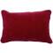 Imbarro: Kissen Samt  40x60cm Lala P darkred
