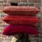 Imbarro: Kissen Samt  40x60cm Lala P darkred