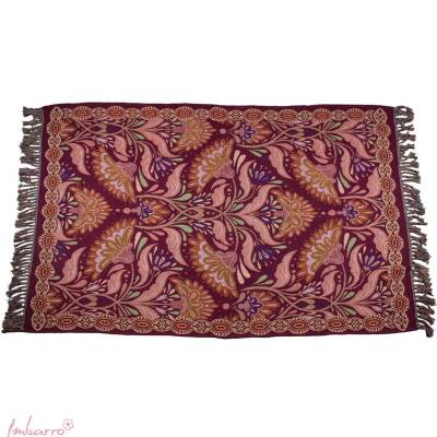 Imbarro: Plaid Blumen Odile 130x70cm