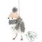 Good old friends: Wintervogel mit grauem Schal