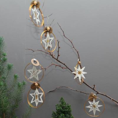 Good old friends: Goldstern Ornament Stern-kleine Punkte