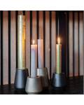 Home Society: Kerzenhalter XL schwarz Kumo S