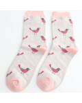 Miss Sparrow: Bambus Socken Amsel hellgrau