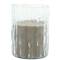 Kerze im Glas-Windlicht taupe D9,5cmx12cm hoch
