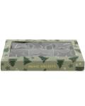 Stern Kerze im Glas taupe 6er-Set 5,3cm