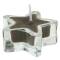 Stern Kerze im Glas taupe 6er-Set 5,3cm