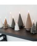 Dekokerze Tannenbaum taupe Home Society