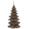 Dekokerze Tannenbaum taupe Home Society