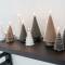 Dekokerze Tannenbaum taupe Home Society