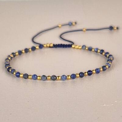 Muja Juma: Armband verstellbar - Lapis Lazuli