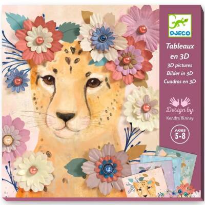 Djeco: Bastelset Papierkunst Blumenkrone von 5-8J.