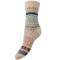 Wollsocken Damen Joya Patterned cream-blue-lachs