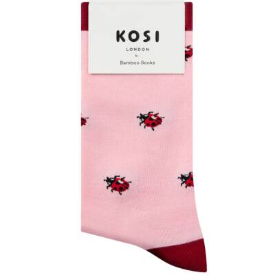 Marienkäfer Socken Damen Bambus Gr36-42 von Kosi