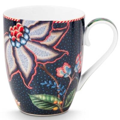 Pip Studio: Tasse 350ml Flower Blues Blue Large