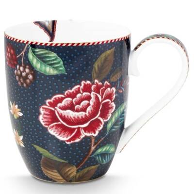 Pip Studio: Tasse 450ml Flower Blues Blue XL