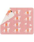 David Fussenegger: Babydecke 70x90cm Katzen rosa