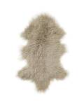 Schaffell Langhaarig Shansi taupe 55x95cm