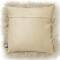 Schaffell Kissen Langhaar Shansi taupe 40x40 cm