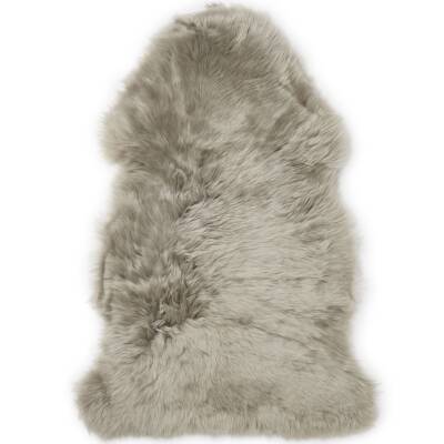 Schaffell Langhaarig Gently taupe 60x100cm