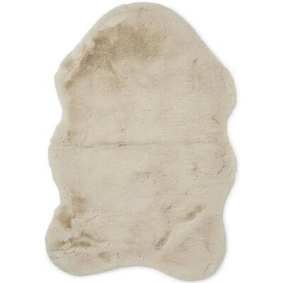 Kunstfell waschbar Fluffy Beige 60x90cm Skinnwille