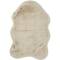 Kunstfell waschbar Fluffy Beige 60x90cm Skinnwille