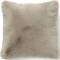 Kunstfell Kissen 45x45cm Fluffy Taupe Skinnwille